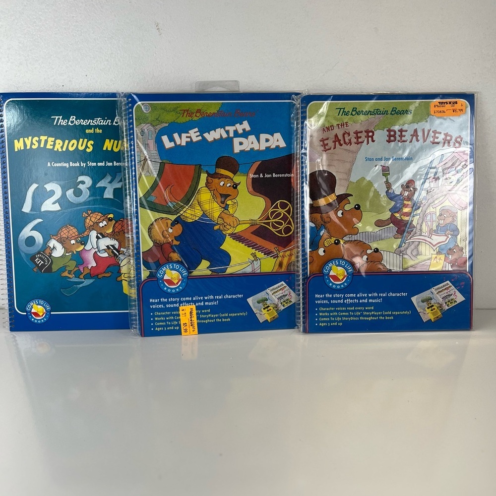 Comes to Life Books The Berenstain Bears Life With papa Eager Beavers Numbers